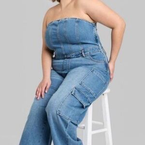 Wild Fable Denim Jumpsuit